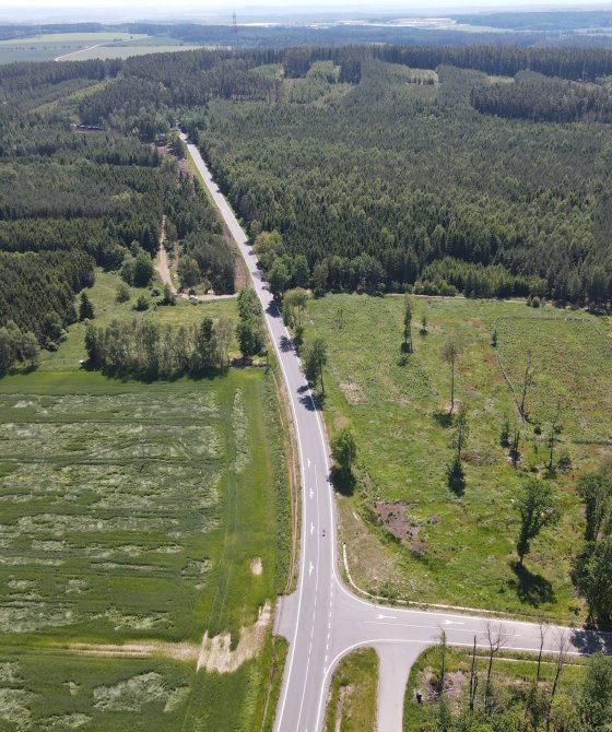 Stavba silnice „II/230 Stříbro - dálnice D5, úsek 2“ je v plném proudu