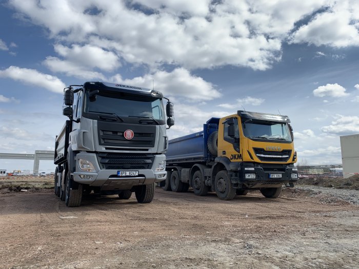 IVECO, TATRA, VOLVO – ČTYŘNÁPRAVOVÝ SKLÁPĚČ