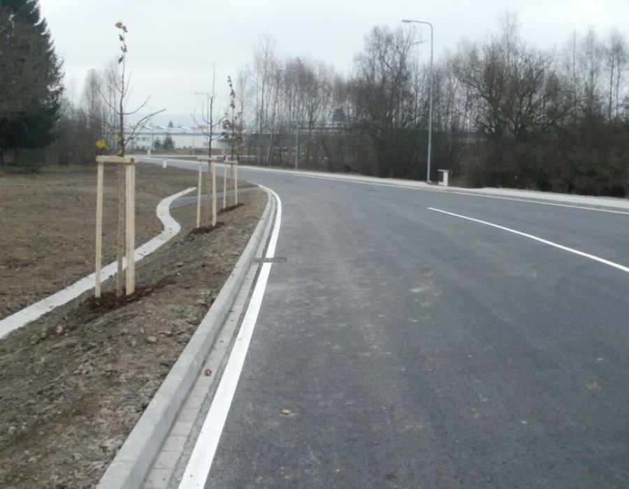 Připojení místních komunikací na obchvat Rokycany - Hrádek Připojení místních komunikací na obchvat Rokycany - Hrádek
