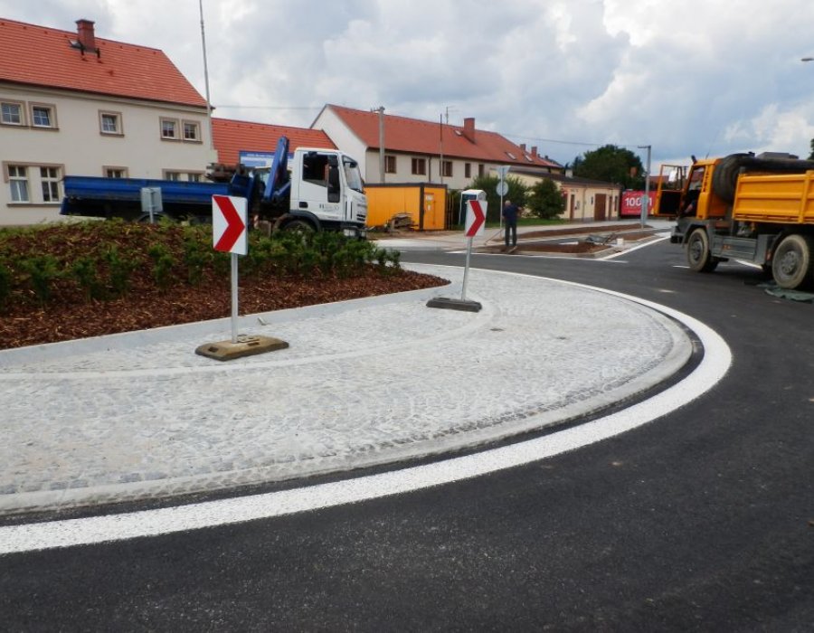 II/605 okružní křižovatka Křimická II/605 okružní křižovatka Křimická
